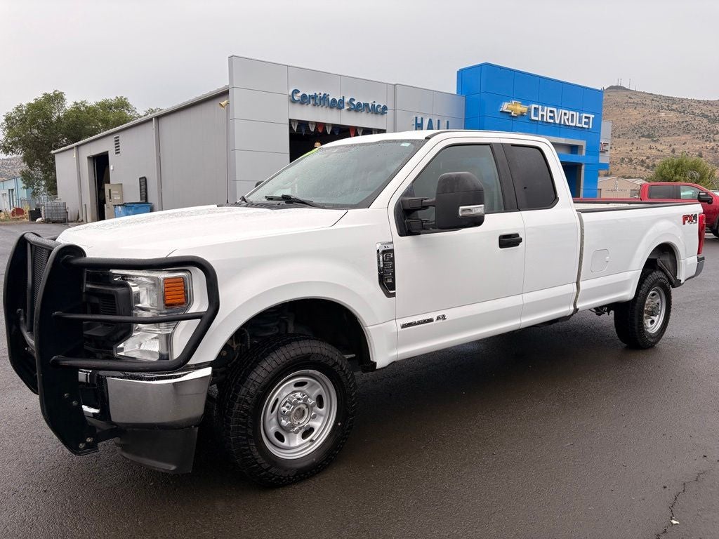 2020 Ford F-350SD XL in Oxford White — front three-quarter view