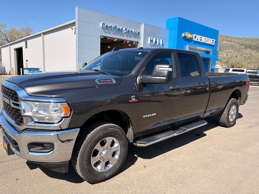 2024 RAM 3500 Big Horn in Granite Crystal Metallic Clearcoat — front three-quarter view