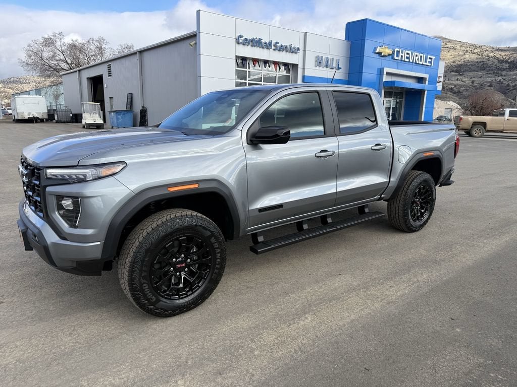 2026 GMC Canyon Elevation in Sterling Metallic — front three-quarter view