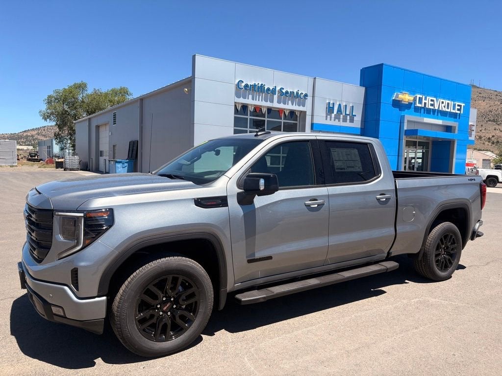 2026 GMC Sierra 1500 Elevation in Sterling Metallic — front three-quarter view